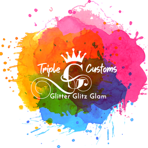 Triple G Customs Glitter Glitz Glam logo