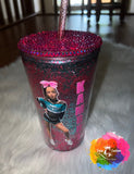 Rhinestone Glitter Custom 16 oz Double Wall Tumblers
