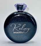 Custom Engraved Glitter Flask