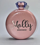 Custom Engraved Glitter Flask