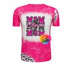 Cheer Mom Pink Cheetah Tee