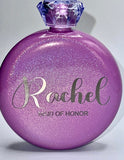 Custom Engraved Glitter Flask
