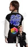 Cheer Sequin Patch Bomber Jacket