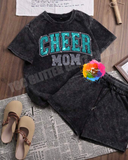 Cheer Mom Acid Wash Set