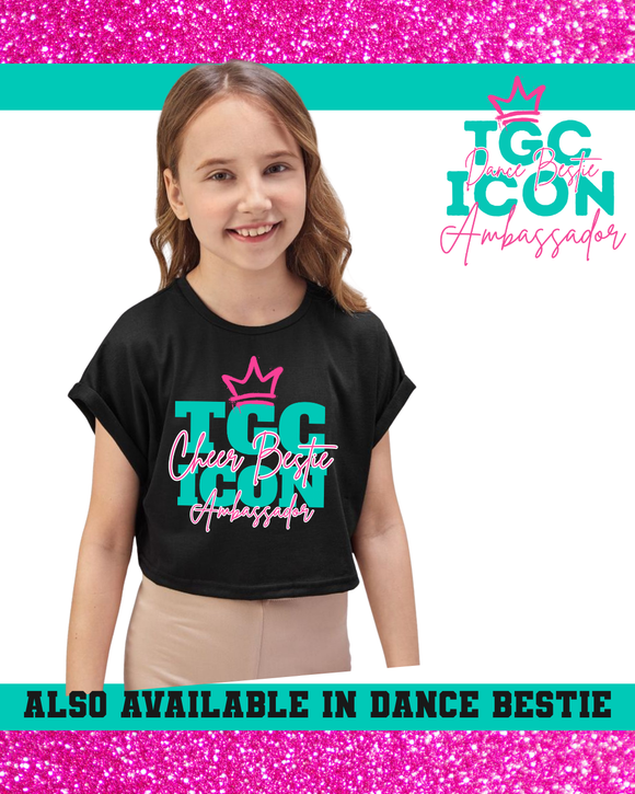Cheer Bestie ICON Ambassador Crop Hoodie