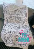 Custom Coloring Sherpa Blankets