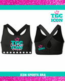 Cheer Bestie ICON Ambassador Sports Bra( rhinestone outline)