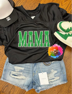 Football Custom Glitter Embroidery Jerseys