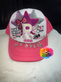 Custom Trucker Hat Bling Bib