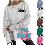 Cheer Mom Slouchy Oversized Long Sleeve