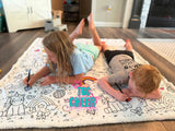Custom Coloring Sherpa Blankets