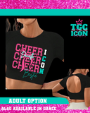 Cheer Bestie ICON Ambassador Twist Back Crop