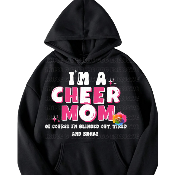 I'm A Cheer Mom,Coach and Cheerleader Hoodie