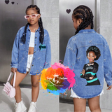 Vintage Bow Jean Photo Top