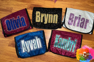Glitter Toiletry Bags
