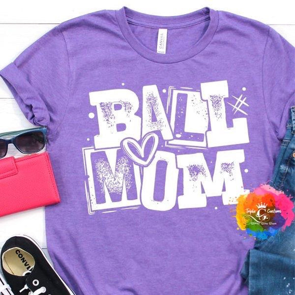 Ball Mom White Sale