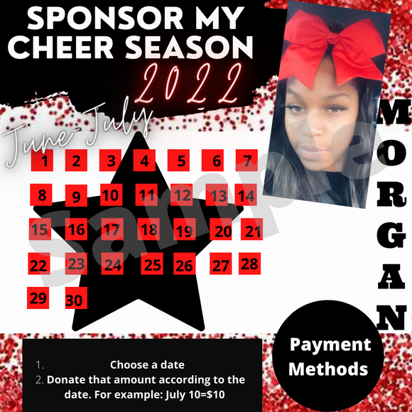 Sponsor My Cheer Season