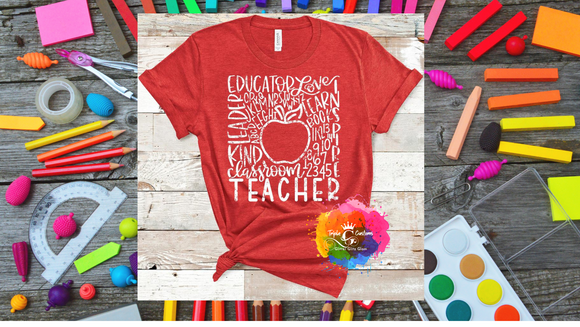 Teacher Typography ( Customize with name)