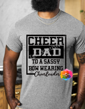 Cheer Dad To A Sassy Bow Wearing Cheerleader