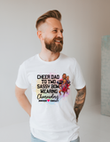 Cheer and Dad Custom Photo T-Shirts