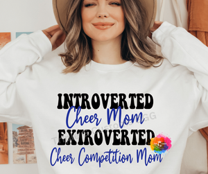 Extroverted and Introverted Cheer Mom